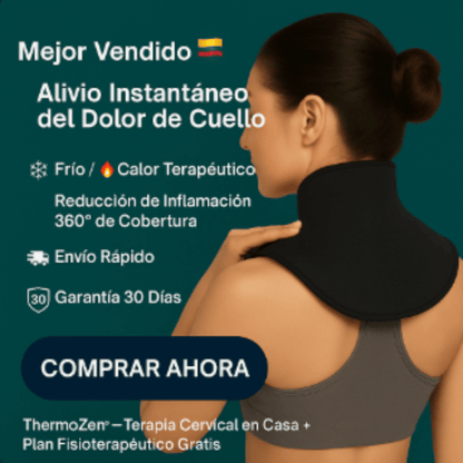 ThermoZen™ – Terapia Cervical en Casa + Plan Fisioterapéutico Gratis